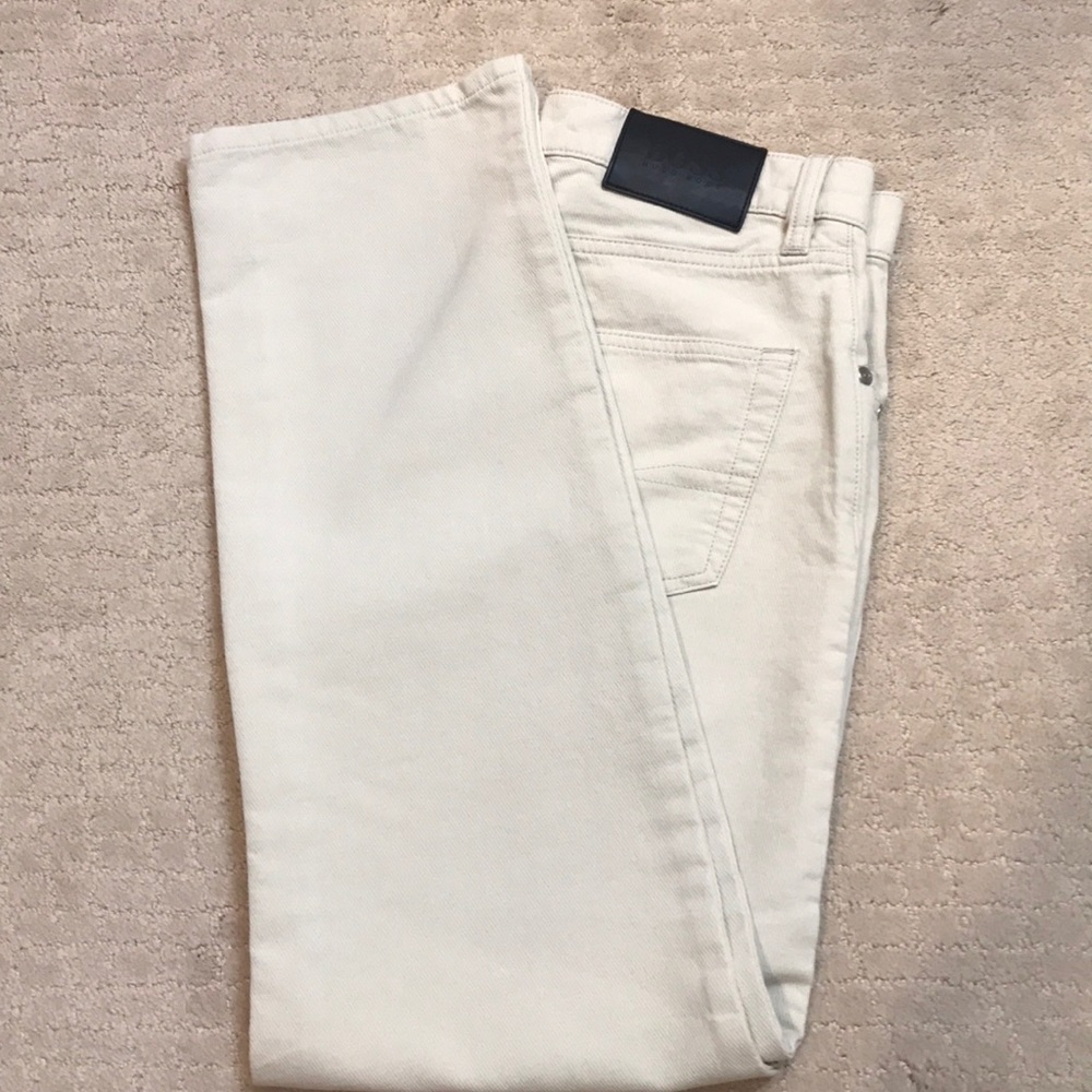 Boss by Hugo Boss Off white Montana pants